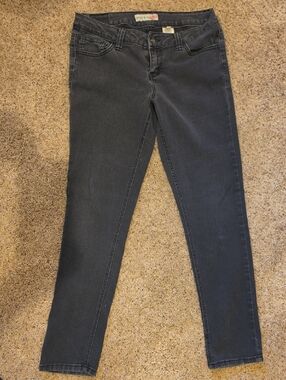 Paris Blues Dark Charcoal Skinny Jeans